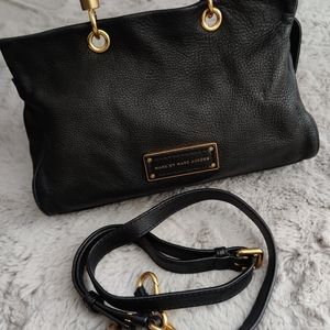 Authentic preloved Marc By Marc Jacobs black leather bag